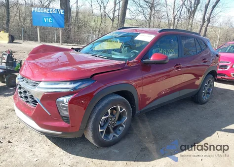 2024 Chevrolet Trax Fwd Lt из США, поврежденный, VIN KL77LHE28RC235673